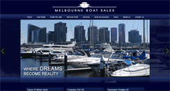 Desktop Screenshot of melbourneboatsales.com.au